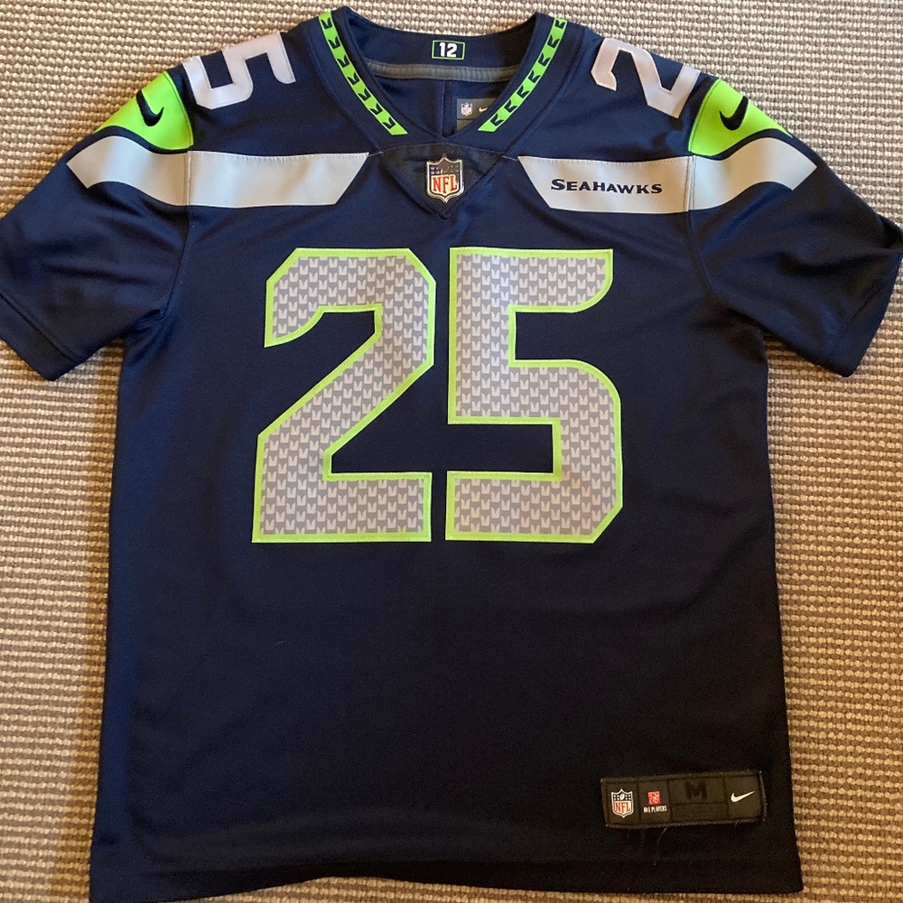 Richard Sherman Seahawks Jersey Stitched Mens Medium